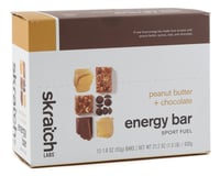 Skratch Labs Energy Bar Sport Fuel (Peanut Butter + Chocolate) (12 | 1.8oz Packets)